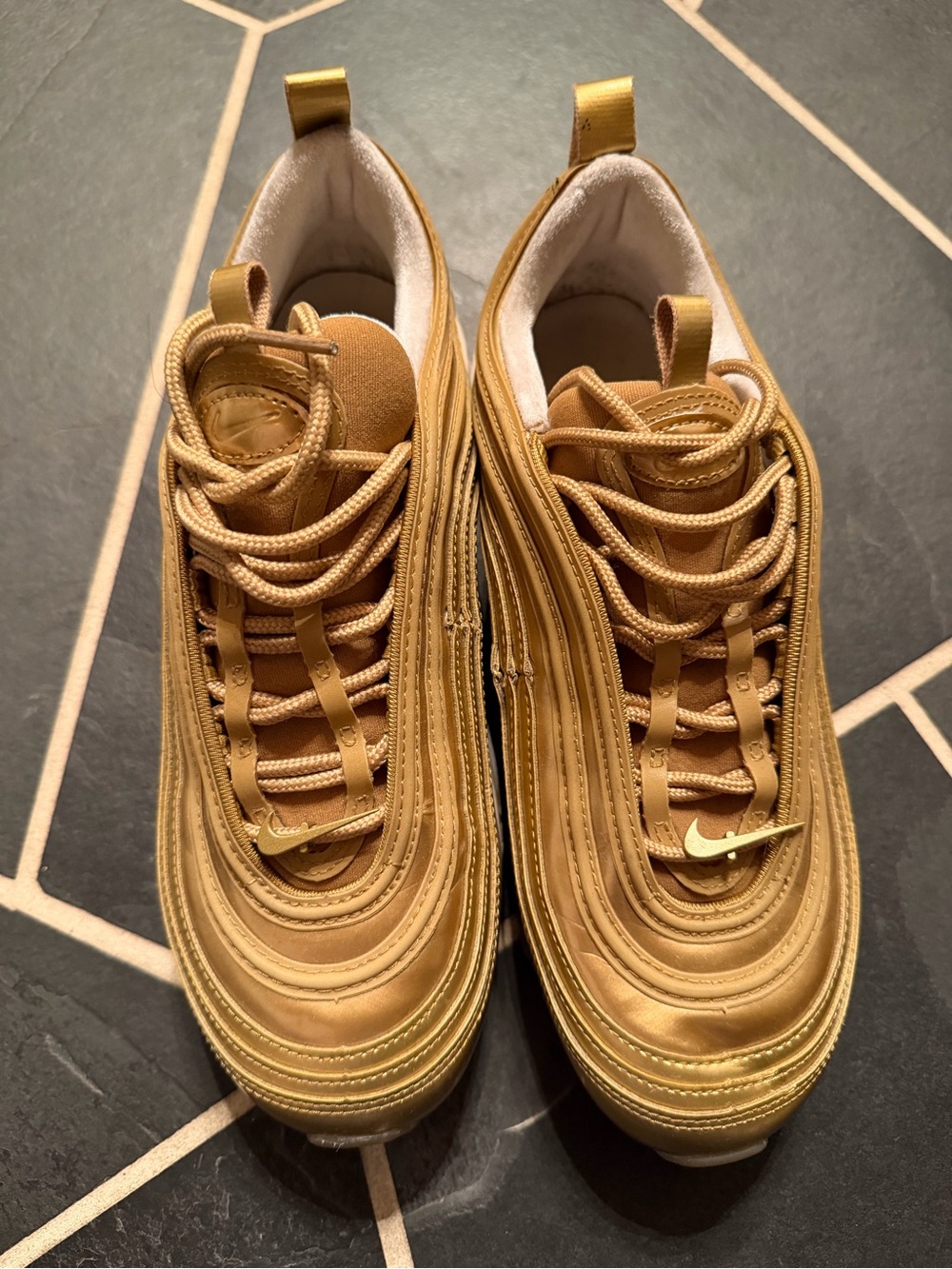 Nike Metallic Gold Air Max 97 Sneakers